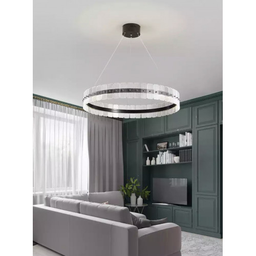 Люстра Acrilico e Acciaio 600 BK